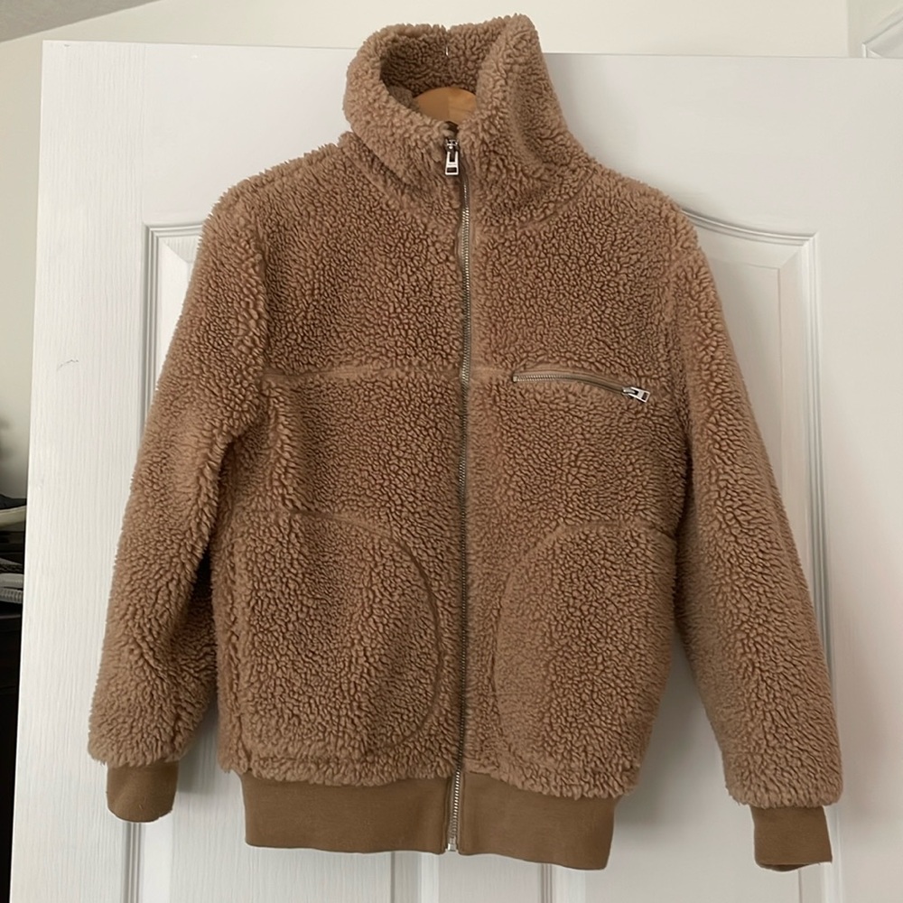 Wilfred Teddy Jacket in Brown